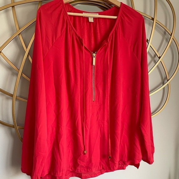 Michael Kors Blouses size M Zipper front - Picture 1 of 10